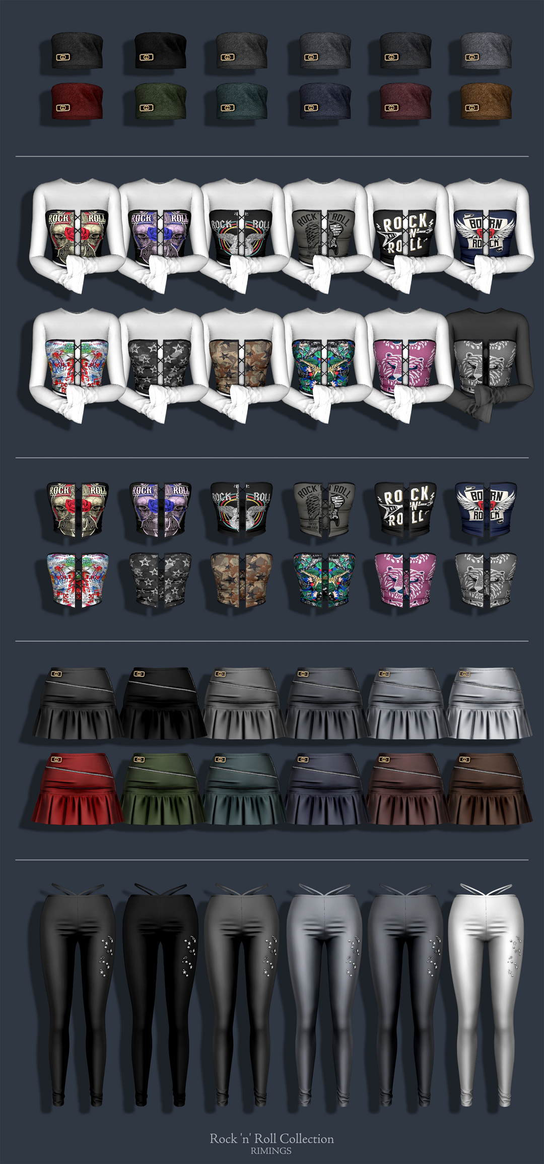 Галерея мода Набор одежды Rock'n'Roll Collection #1